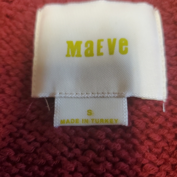 Maeve Maroon Sleeveless Knitted Sweater Tank Top - Picture 14 of 14